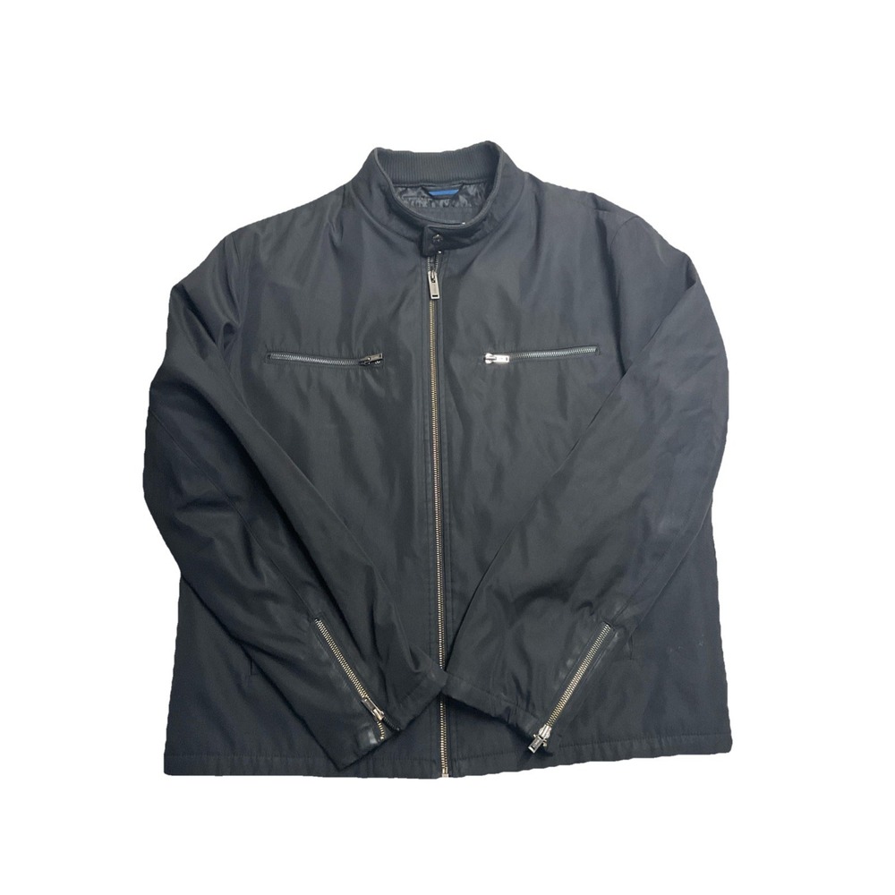 Guess Men's Black Full Zip Up Outdoor Jacket Size Large‎